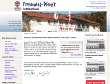 Tablet Screenshot of freundesdienst.org